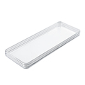 Azar Displays Open Rectangle Cosmetic Tray, PK2 252724